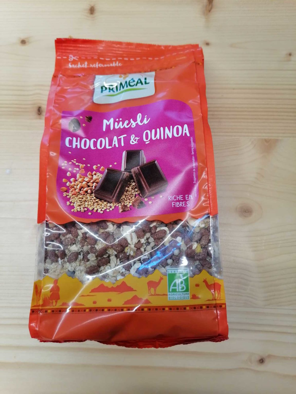 Muësli chocolat et quinoa, 370g La ronde du bio